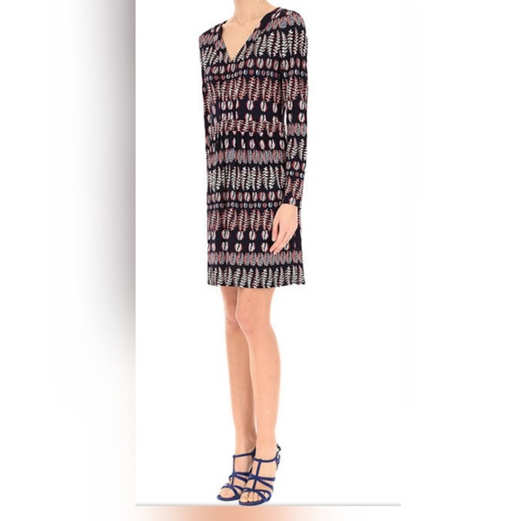 NWT Tory Burch Long-Sleeve Jersey Dress Size XL - Picture 3 of 6